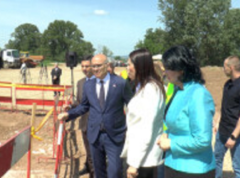 Miloš Vučević i Irena Vujović obišli radove na izgradnji kanalizacione mreže u Nišu