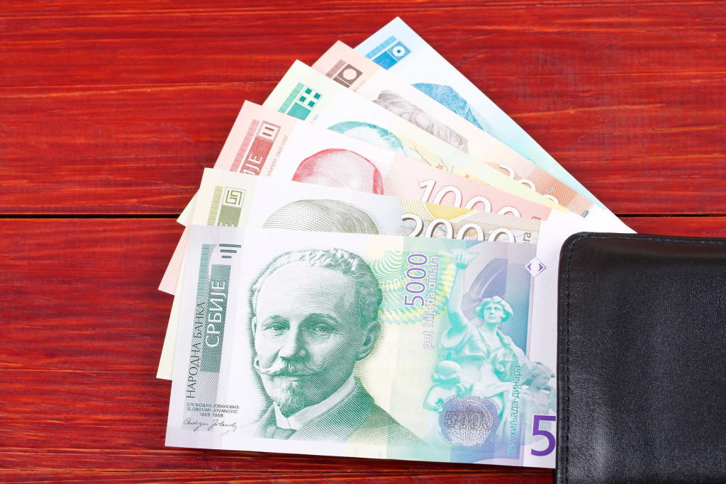 Kurs dinara prema evru za 7. jul