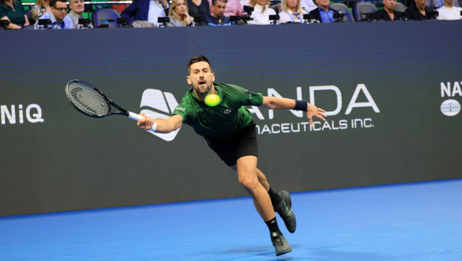 Novak Đoković zadovoljan svojom večerašnjom igrom