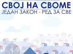 Danas počinje prijava objekata za legalizaciju na osnovu zakona „Svoj na svome“