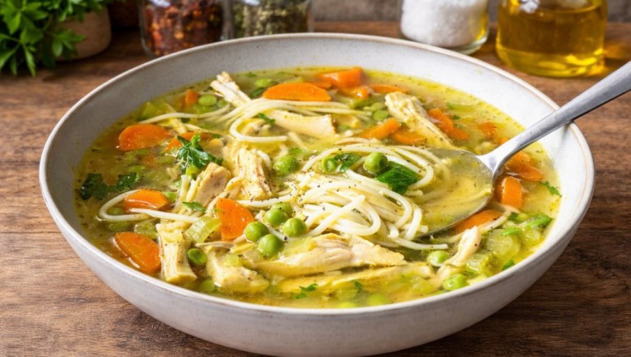 PILEĆA ČORBA SA KURKUMOM I POVRĆEM: Zdravo i zasitno