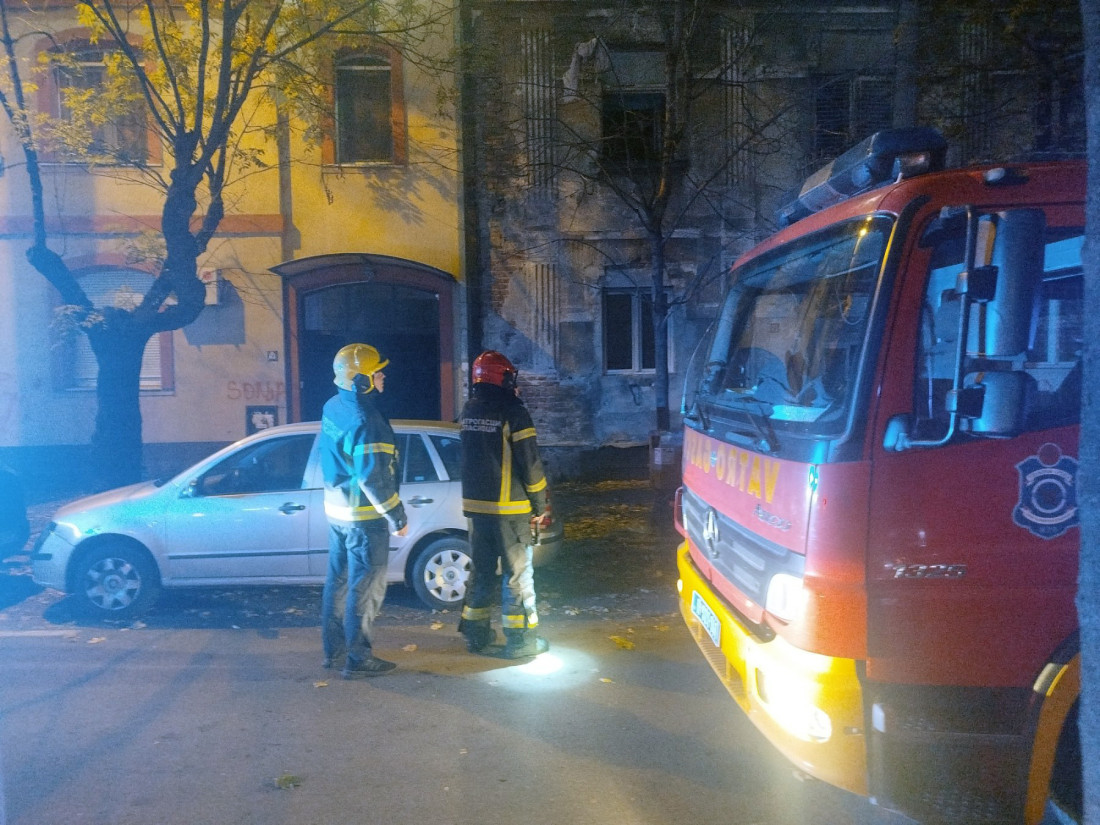 Požar na Novom Beogradu