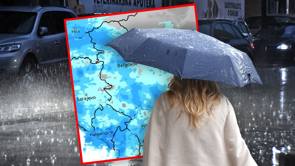 (Radarski snimci) Danas stiže nova tura kiše i snega: Spremite se za obrt iz sata u sat