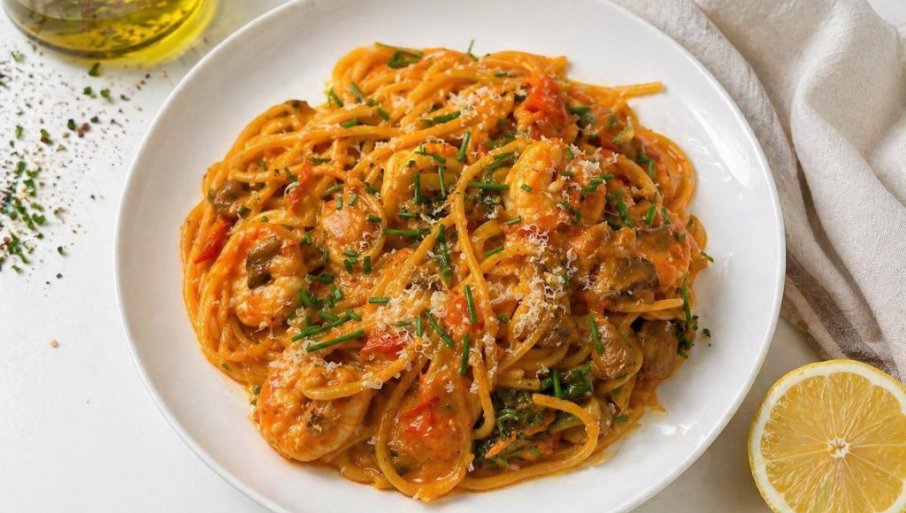 ŠPAGETI SA KOZICAMA: Recept za mirisnu pastu