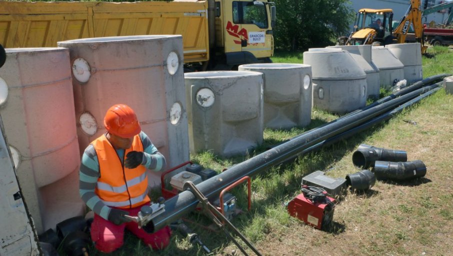 Izgradnja vakumske kanalizacije u smederevskoj industriskoj zoni (FOTO)